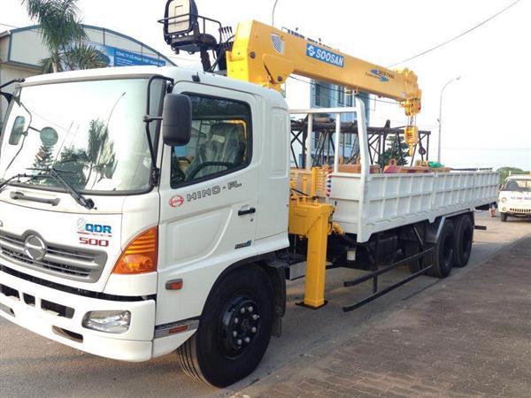Kết quả hình ảnh cho xe cẩu Hino 15 tấn FL8JTSL